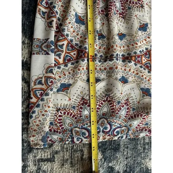 Heart Soul Dress M Boho Hippie Stretch Knit Artsy Halter Maxi Festival Sundress - Picture 6 of 8